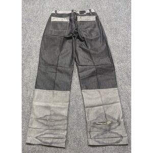 VTG Guess Jeans Men's 31x32 Distressed Cotton Blend Stained Baggy Gray/Black